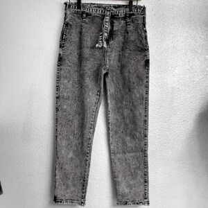 Cupro Bronamina Women's Black Acid Wash Jeans